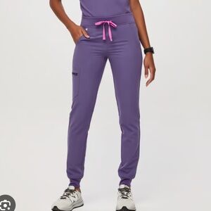 Figs Amethyst High Waisted Zamora Joggers